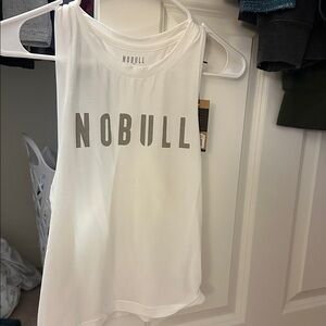 NOBULL White Sleeveless Tank Top
